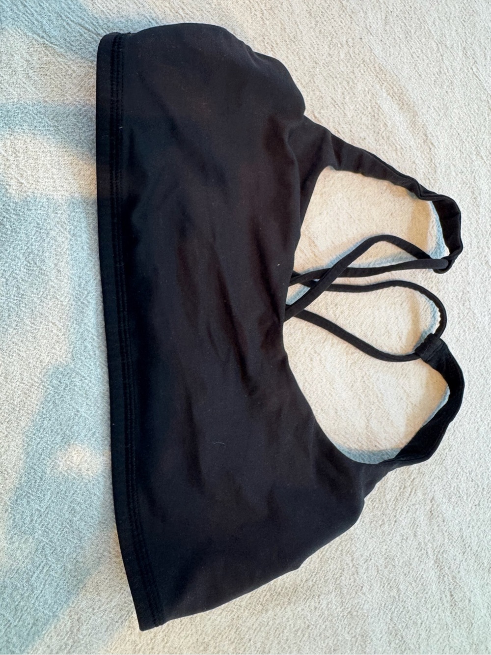 lululemon athletica Black Strappy Sports Bra